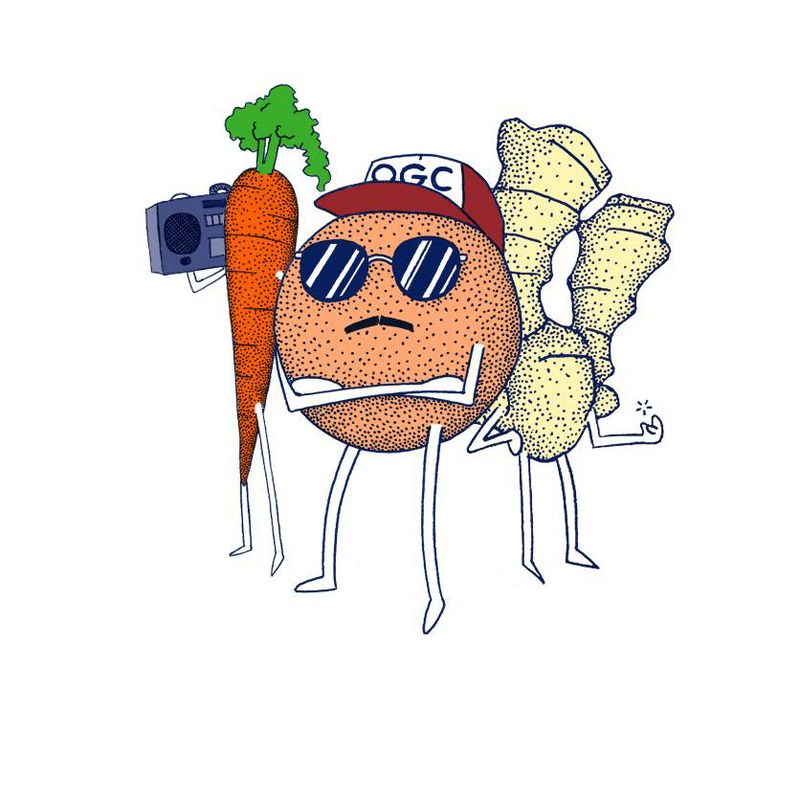 Health-Ade Organic Vegan Blood Orange Carrot Ginger Kombucha - 16 fl oz