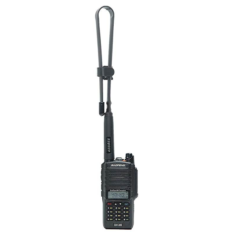 Foldable CS Tactical SMAFemale Connector Dual Band VHF UHF 144430Mhz Antenna for Baofeng UV9R UV82WP UVXR Plus GT3WP UV5RWP Waterproof Two Way Radio