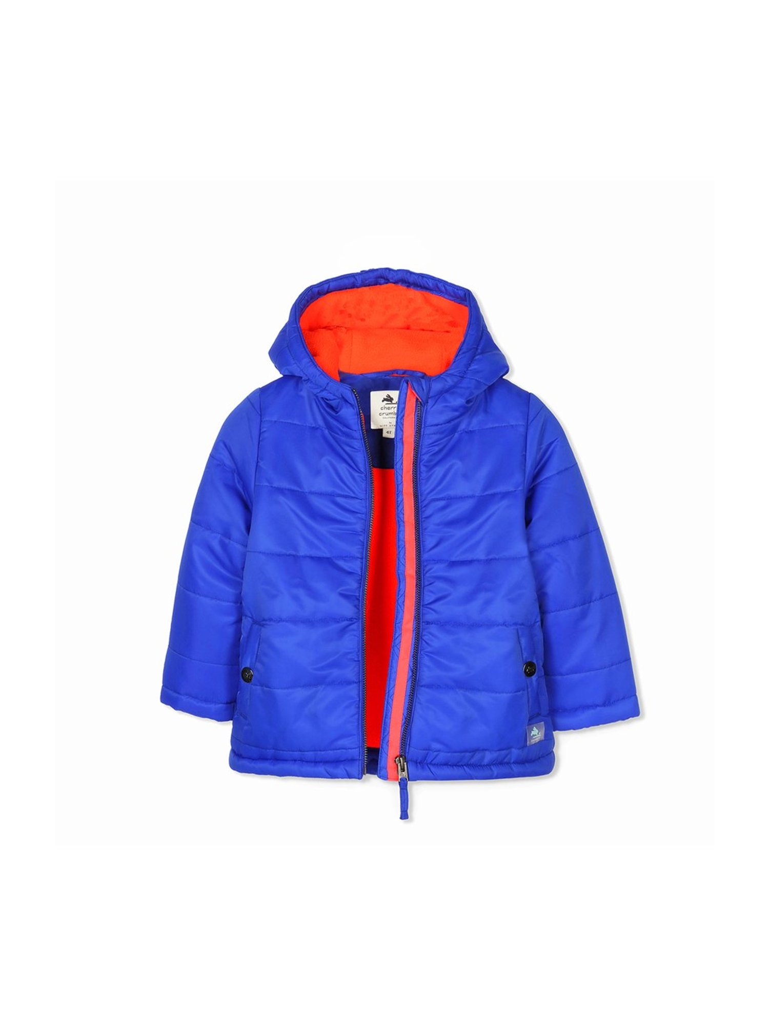 Cherry Crumble By Nitt Hyman Kids Blue Quilted Jacket