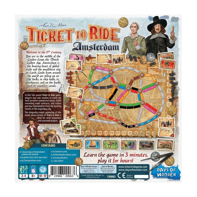 Ticket To Ride Amsterdam Game