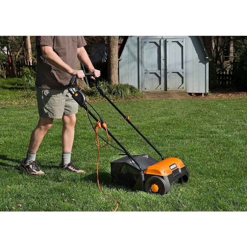 14" 120 Volts, 60Hz, 8 Amp, 960 Watts Corded Electric Lawnmower - Green - Earthwise