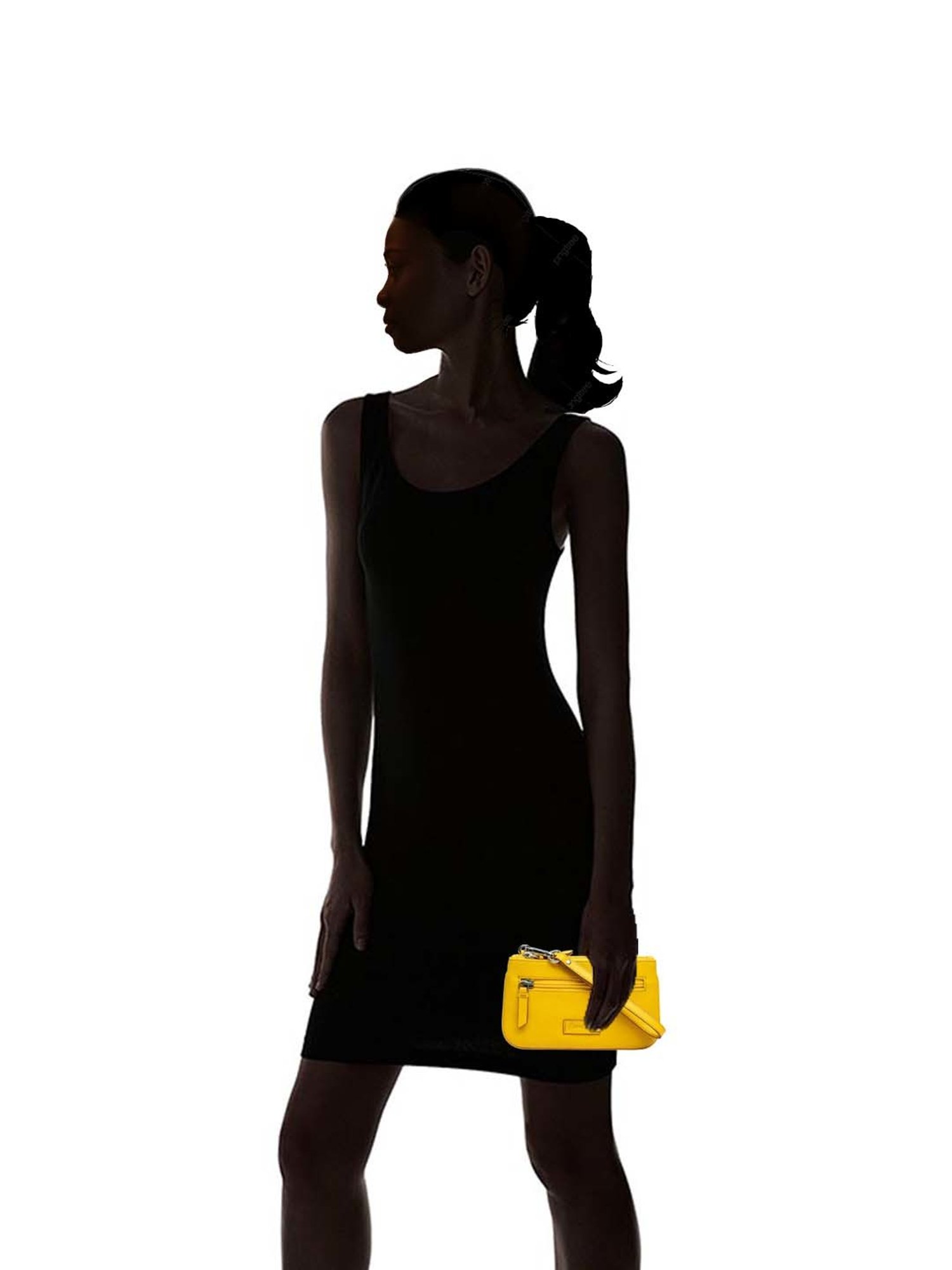 Mai Soli Virginia Small Slim Wristlet Pouch - Yellow