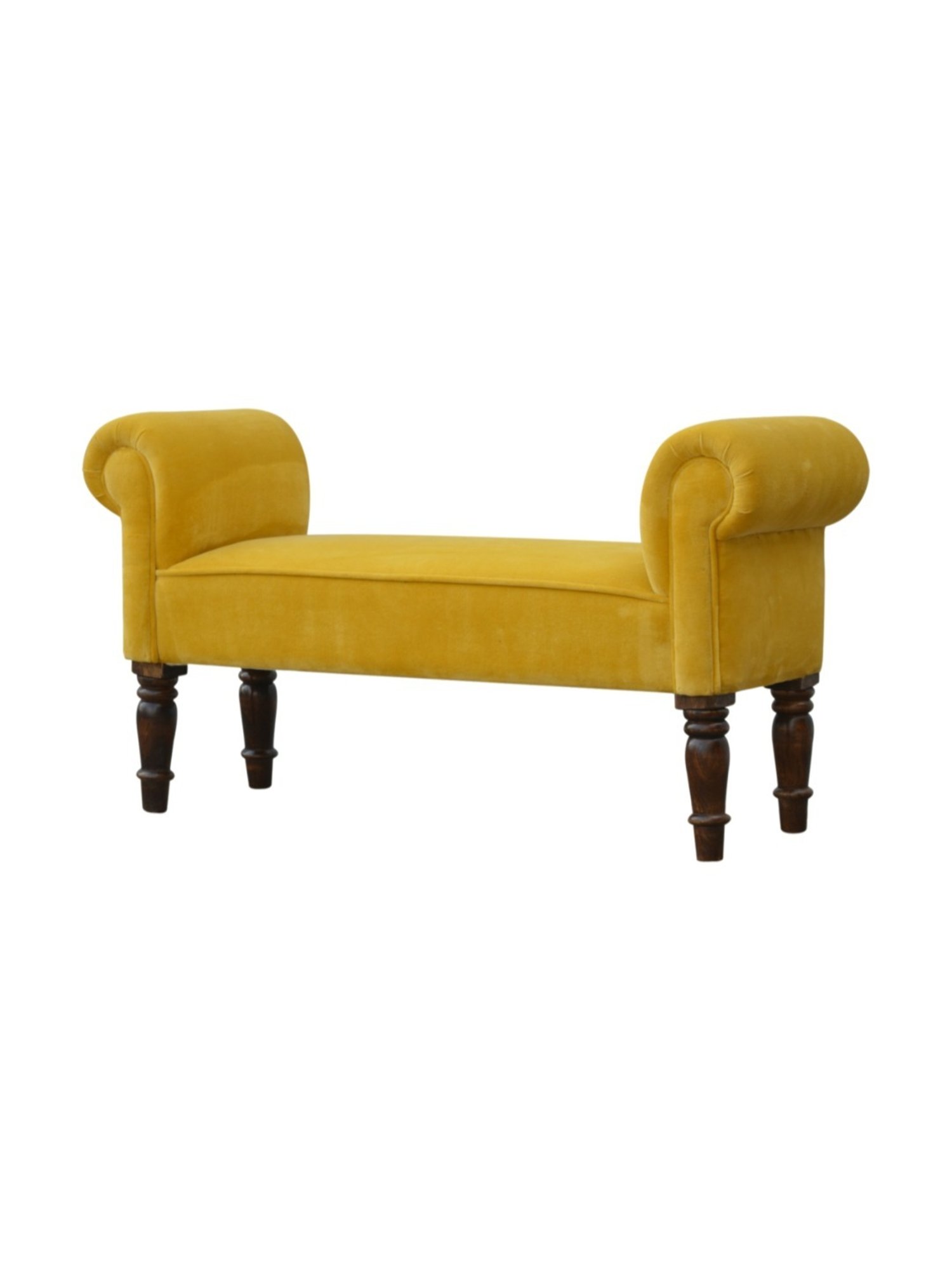 Chumbak Jodhpur Sailor Solid Blue Sheesham Wood Bench