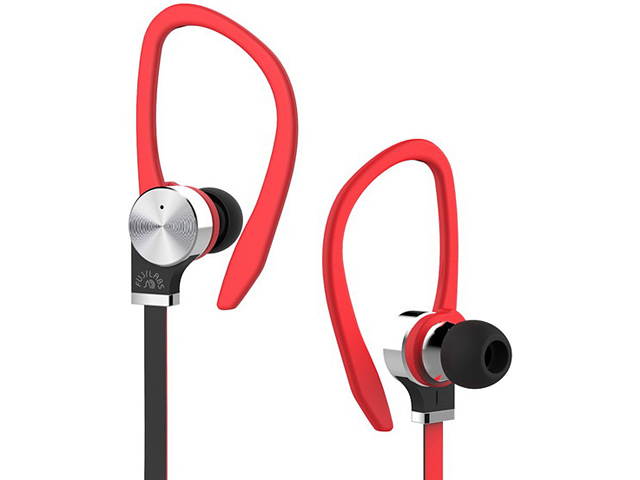 Fuji Labs Red AUFJ-SQNTS306RE Sonique SQ306 Premium Titanium  In-Ear Headphones