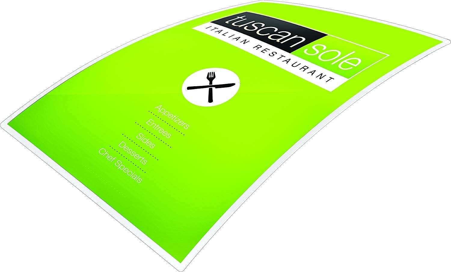 GBC HeatSeal UltraClear Thermal Laminating Pouches, Menu Size, 5 mm Thickness, 11.5 x 17.5 -Inches, Clear, 100 Pouches per Pack (3200598)