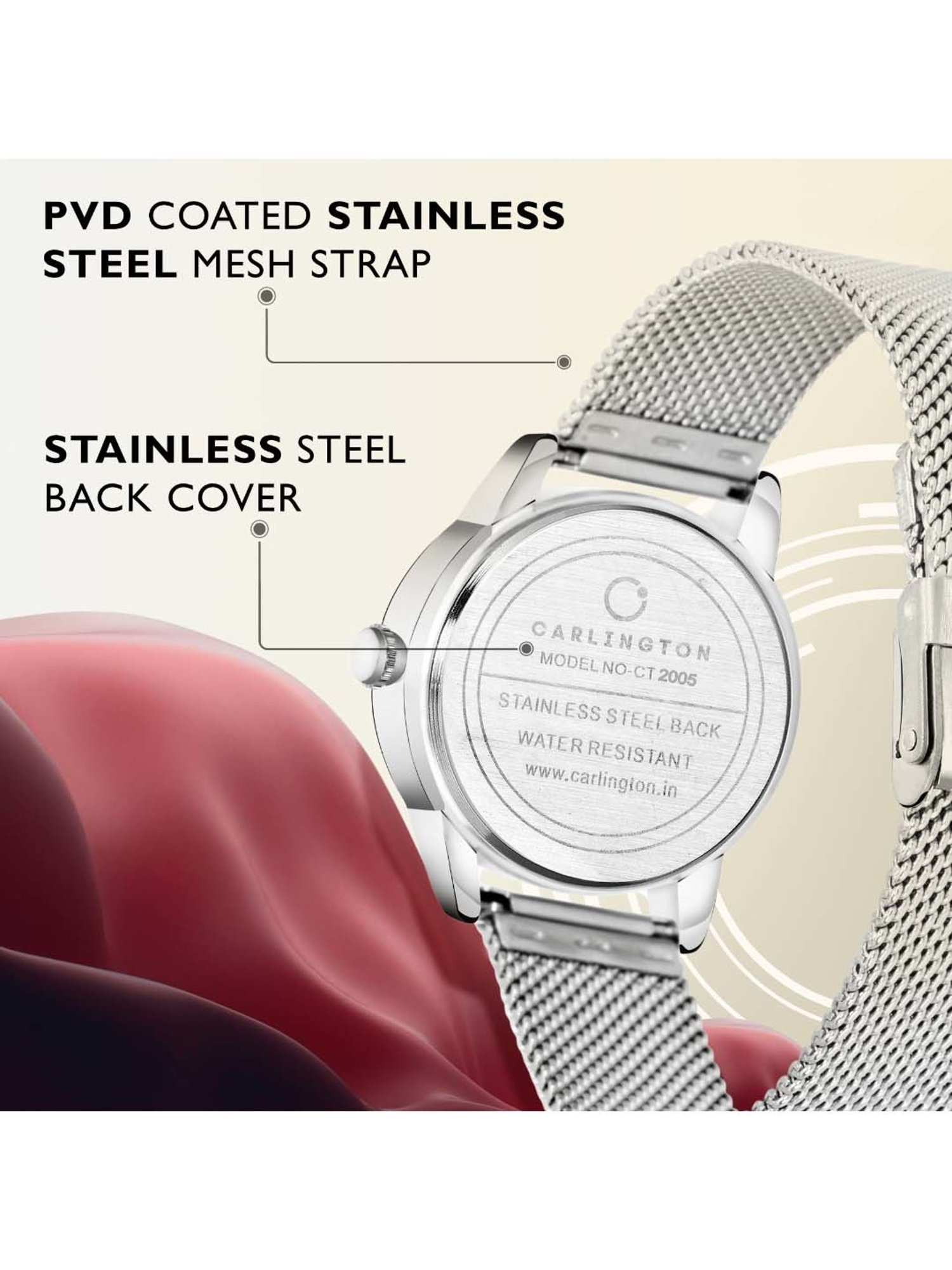 CARLINGTON CT 2005 Analog Watch for Women