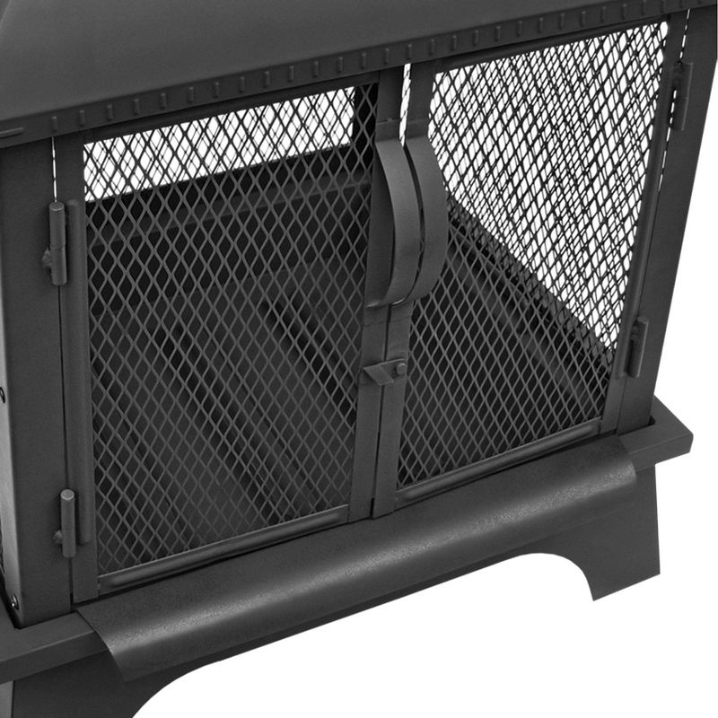 22" Redford Wood Burning Fireplace - Black - Landmann