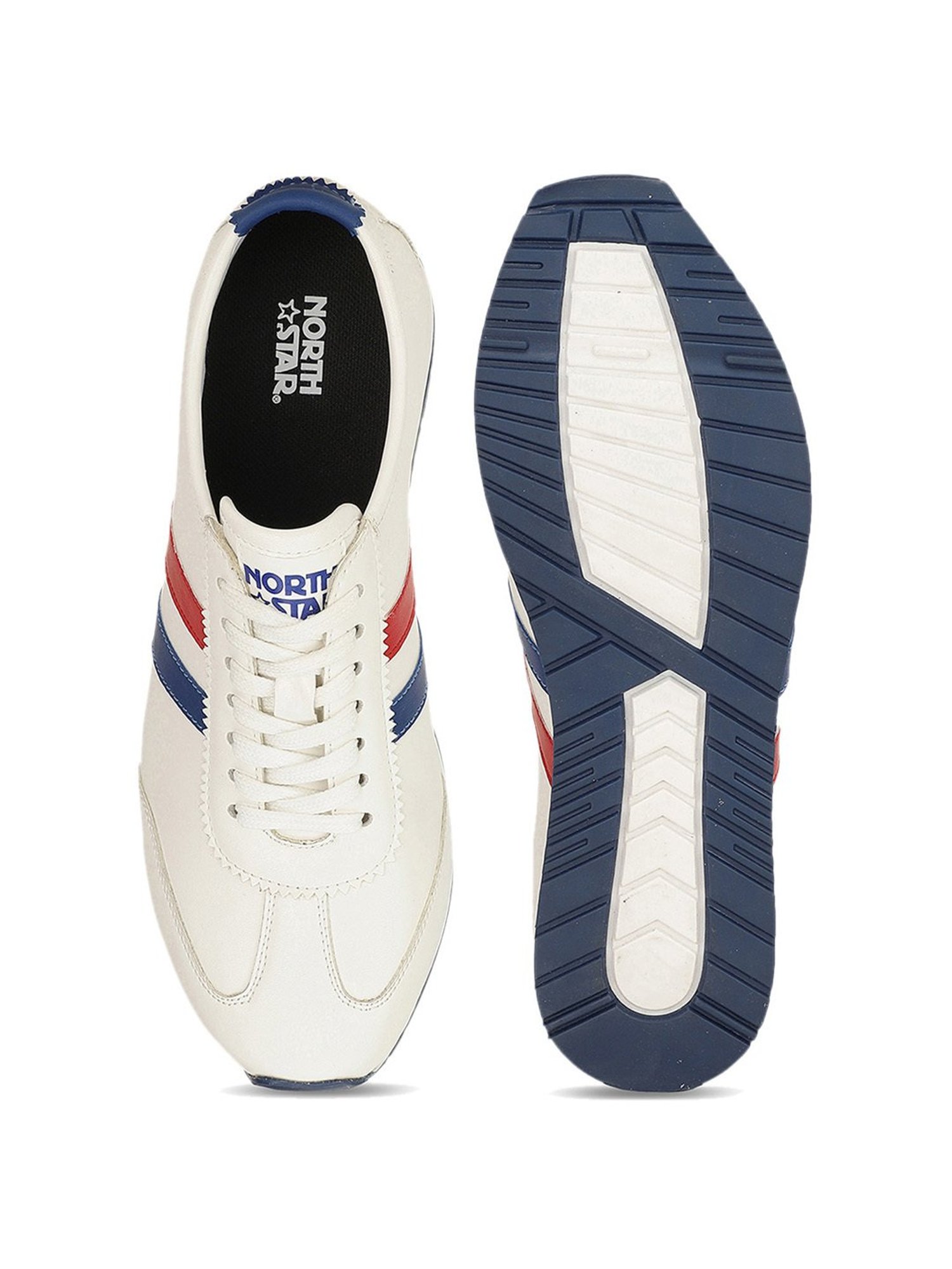 North Star by Bata Women's White Sneakers