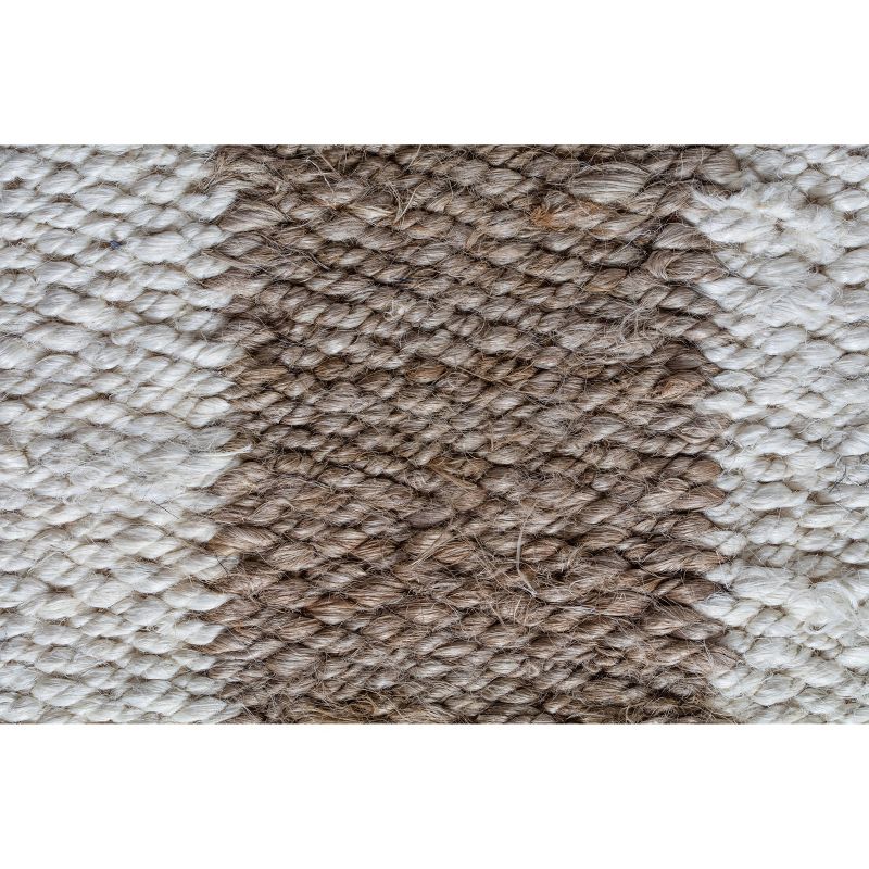 8'x10' Whippoorwill Jute Area Rug Ivory & Tan - Anji Mountain