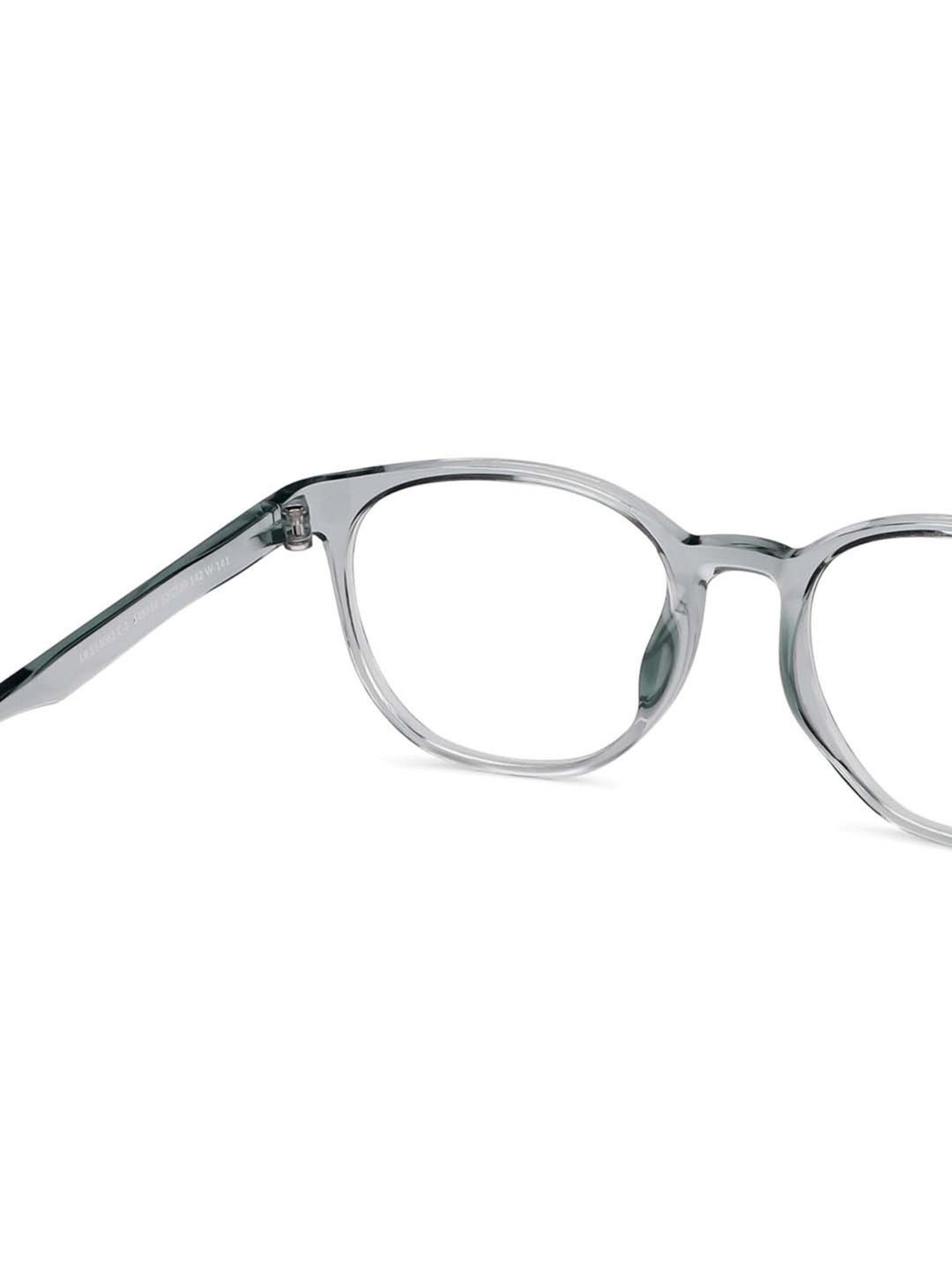 Lenskart Blu LB E14061 Light Grey Full Rim Round Computer Glasses