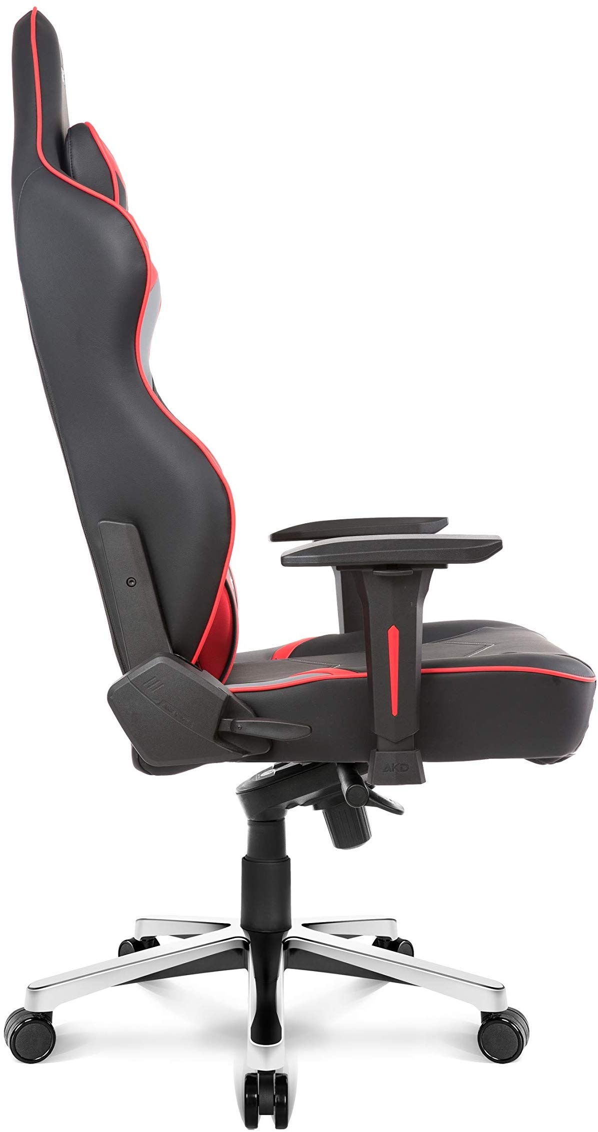 AKRacing Core Series SX PU Leather Gaming Chair, 4D Adjustable Armrests, 180 Degrees Recline - Red (AK-MAX-RD)