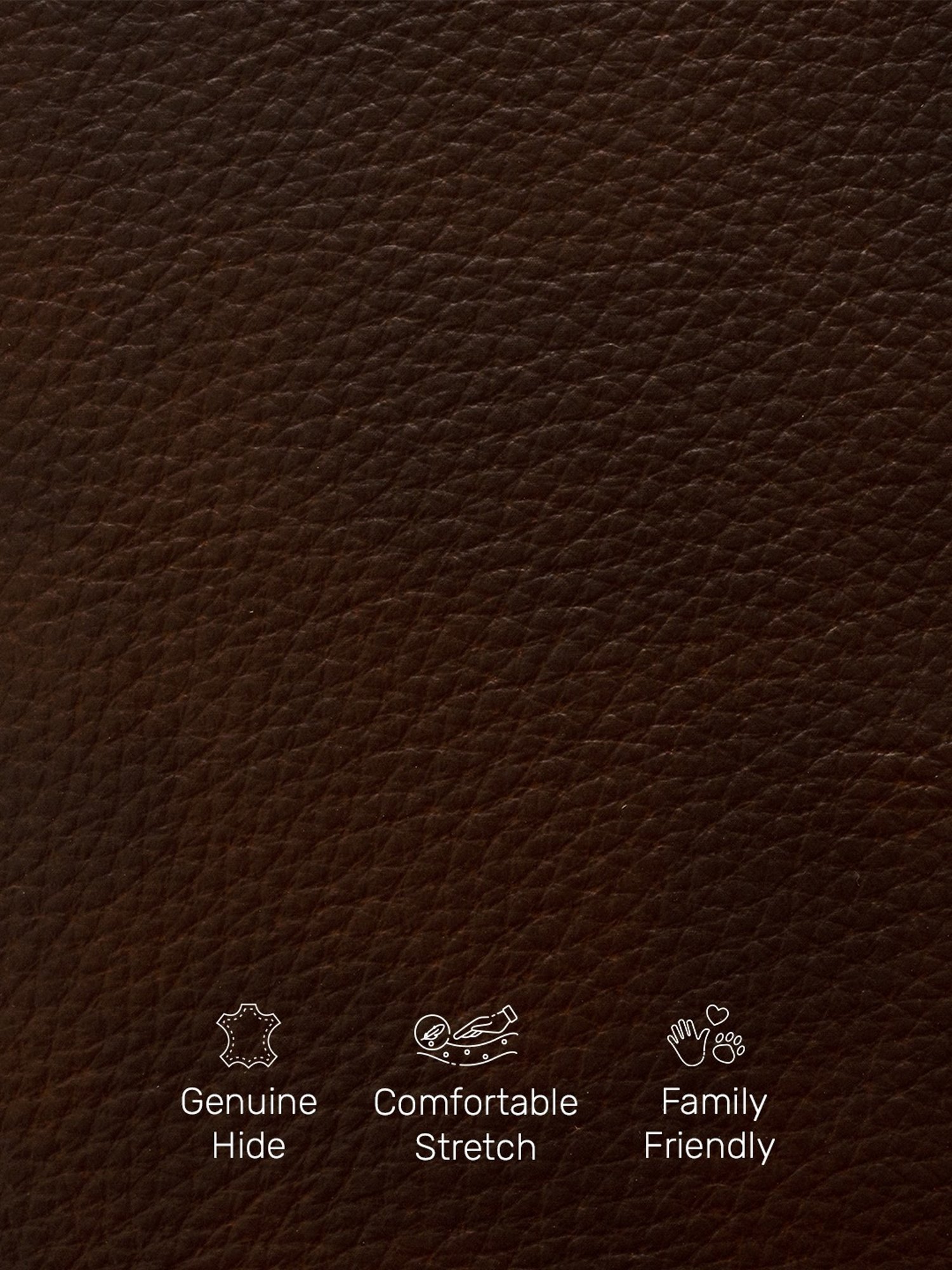 Durian Valerano Coffee Brown Leather Reclining Sofa