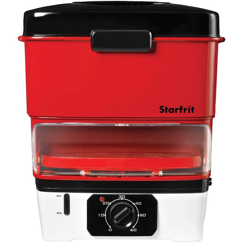 StarFrit Electric Hot Dog Steamer - Red