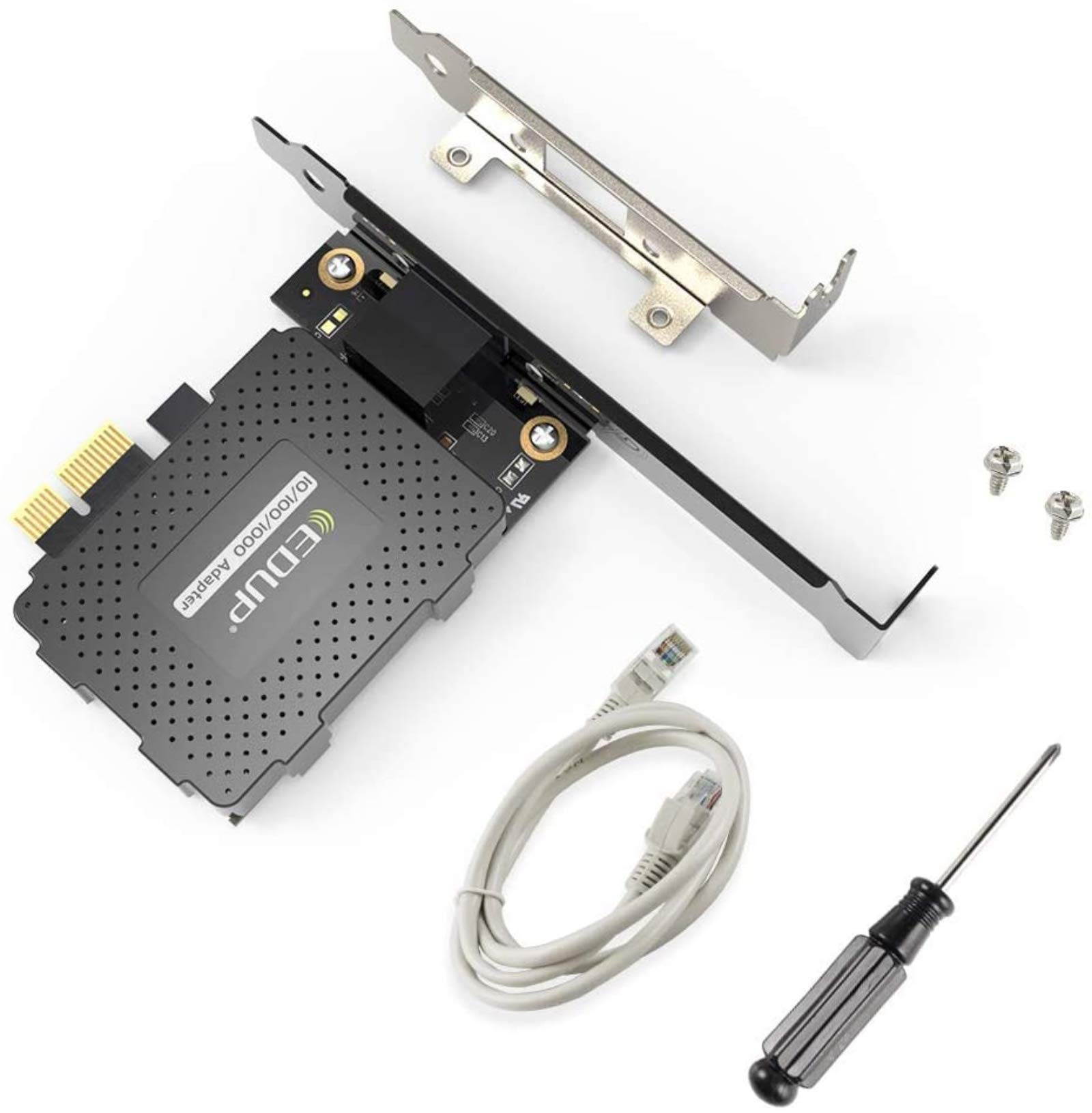 Gigabit Ethernet PCI Express PCI-E Network Card 10/100/1000Mbps RJ45 LAN Adapter Converter for Desktop PC