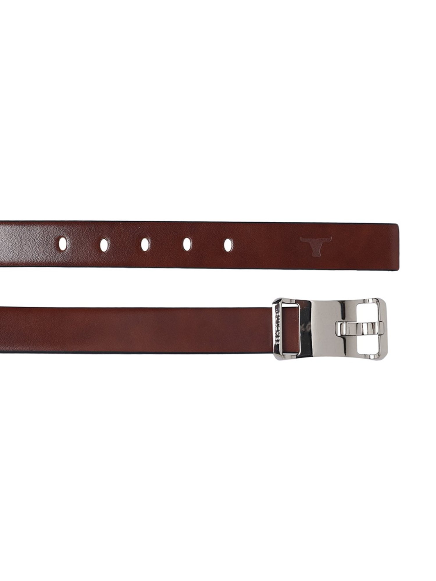 BULCHEE Tan Leather Formal Belt for Men
