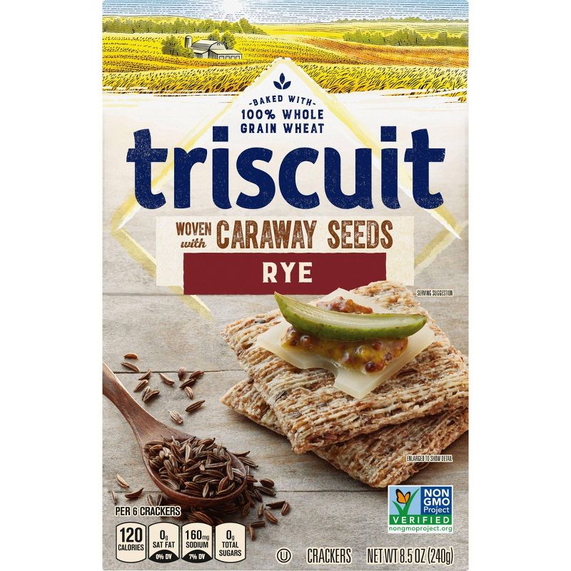 Triscuit Rye With Caraway Seeds Crackers - 9oz