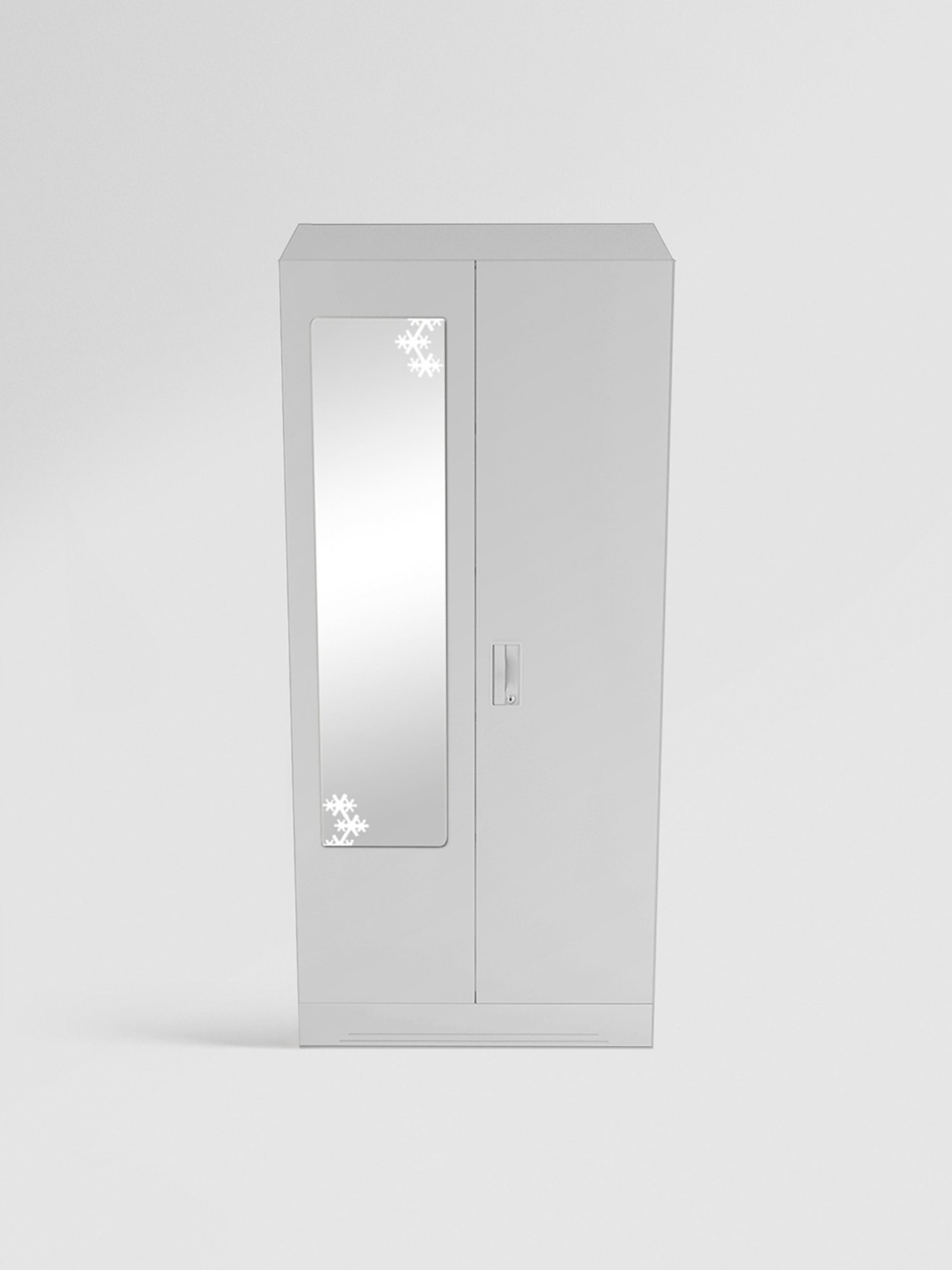 Godrej Interio Slimline 2-Door Steel Almirah, Royal Ivory (1-Year Warranty)