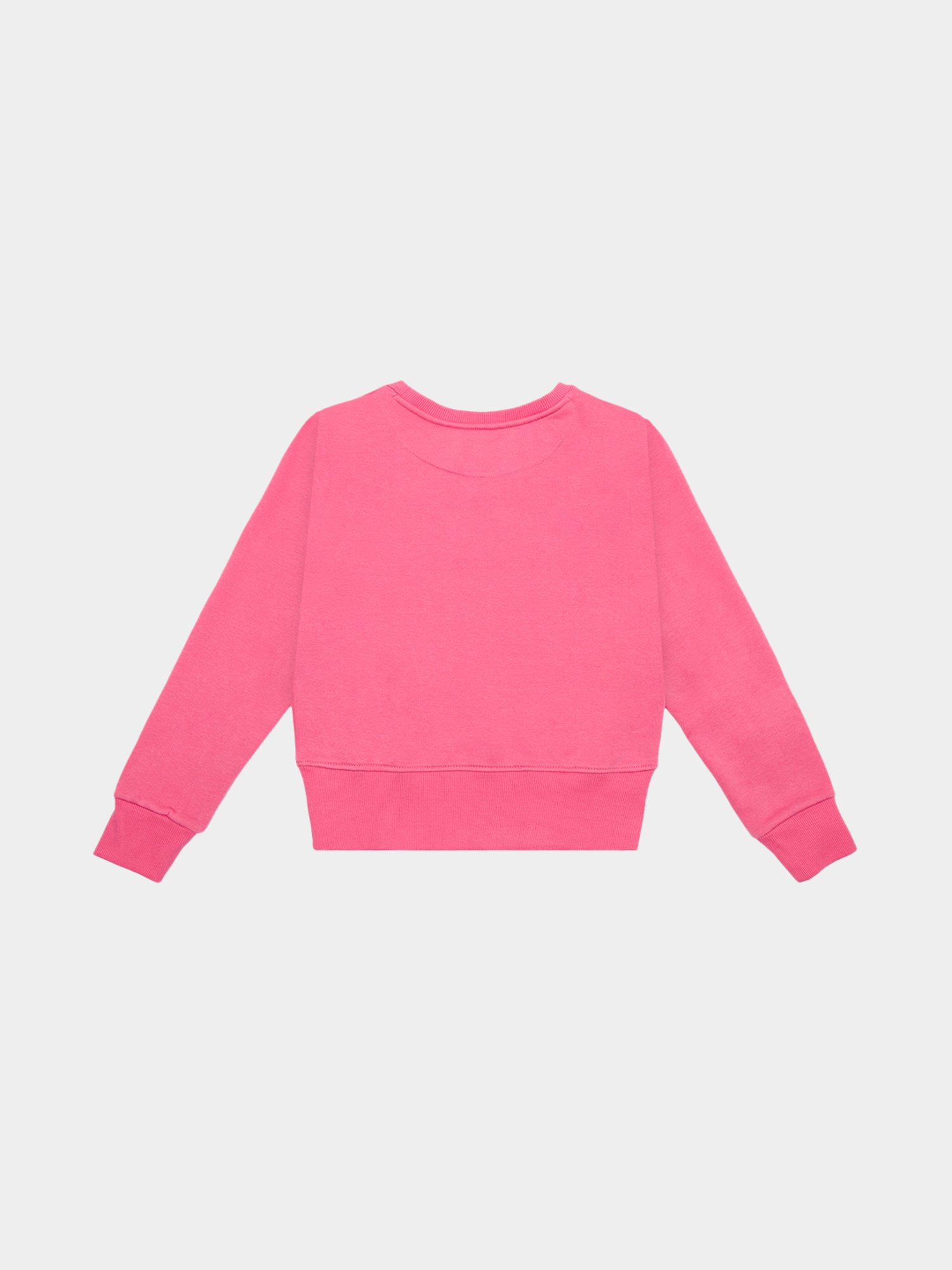 Bodycare Girls Pink Graphic Print Full Sleeves Sweatshirt