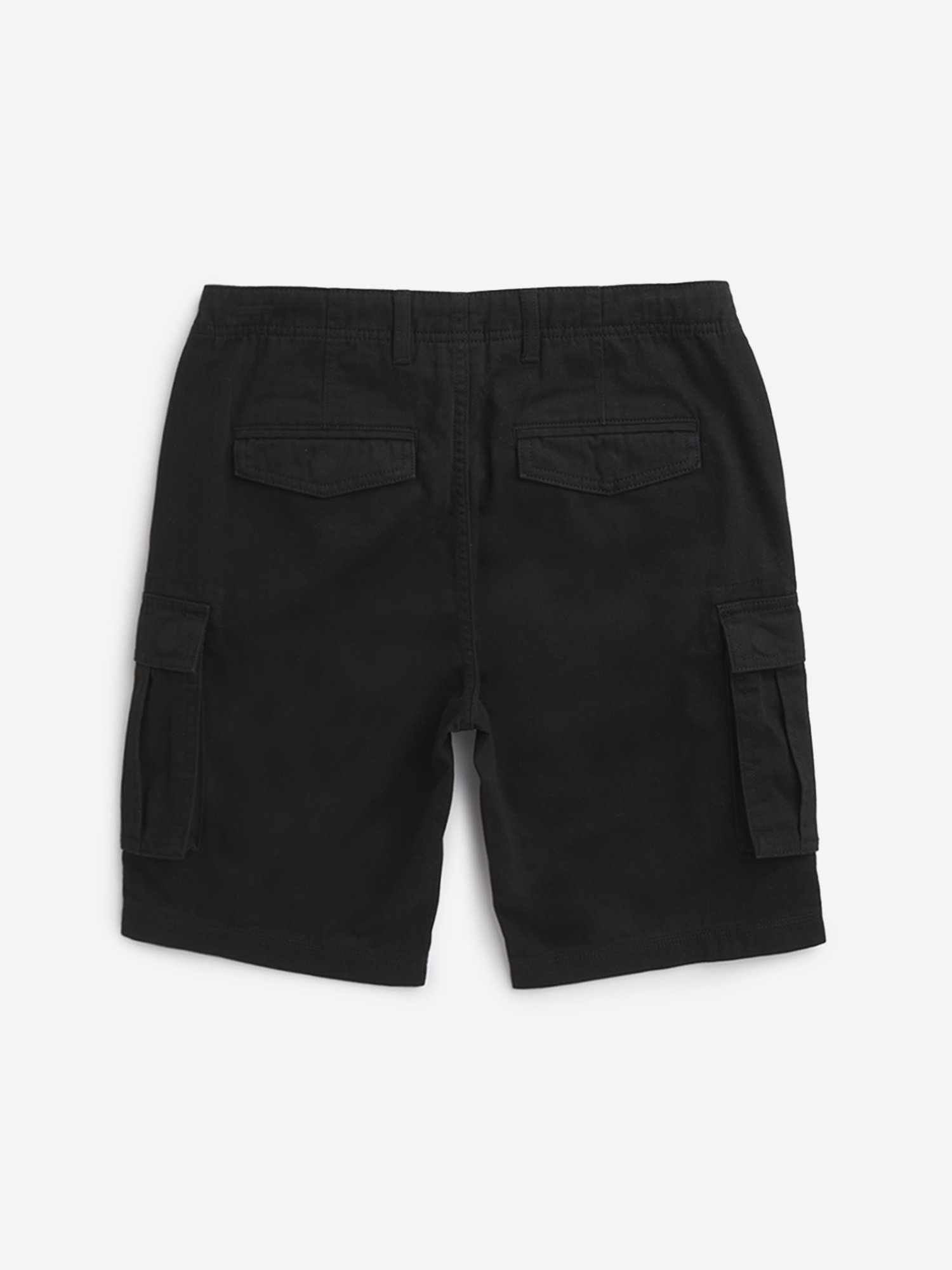 Y&F Kids by Westside Black Mid Rise Cargo Shorts