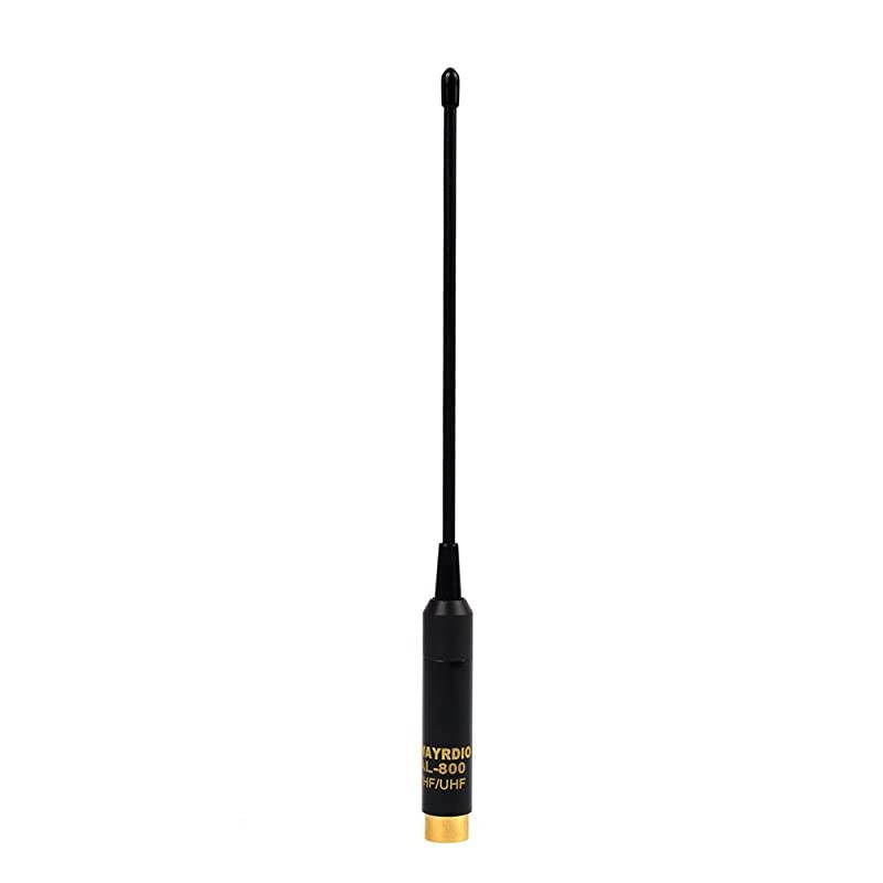 70cm 2m 144430mHz Telescopic Ham Handheld Radio Extendable Antenna High Gain 10W Dismountable Antenna for Baofeng BF UV3R YAESU VX1R VX2R VX3R TYT Radio