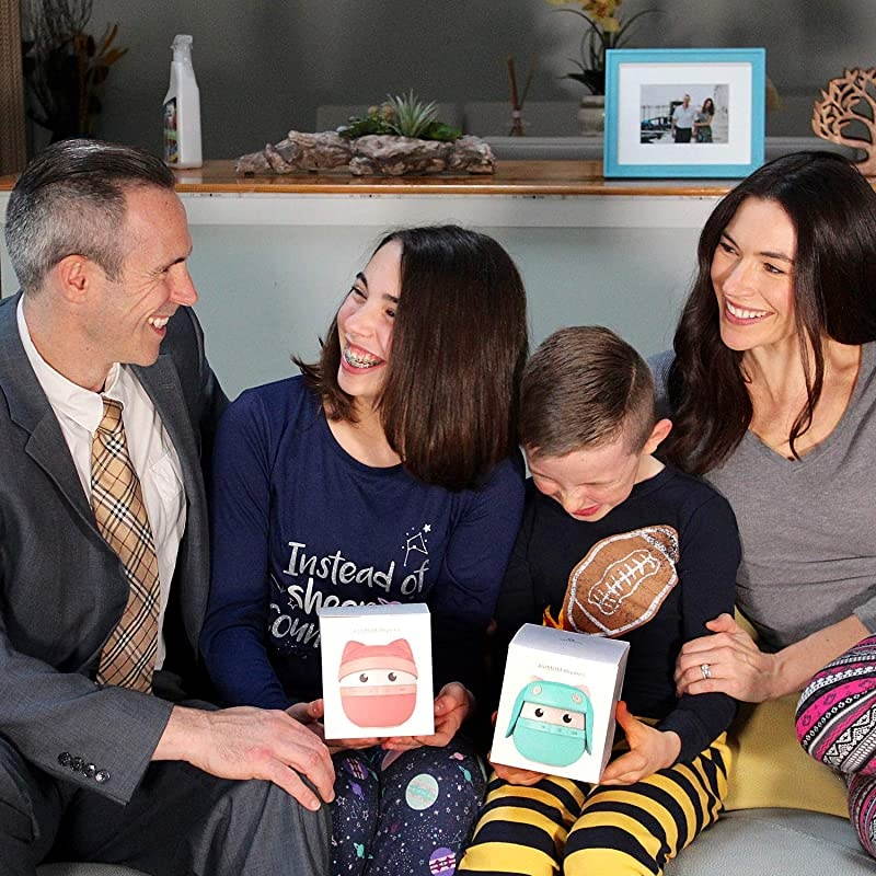 Bluetooth Speaker ASIMOM Rhyme Stereo Pairing Speaker 15H Playing High Definition Sound Cute Wireless Speaker Ideal Gift for Girls and Kids Aqua Blue