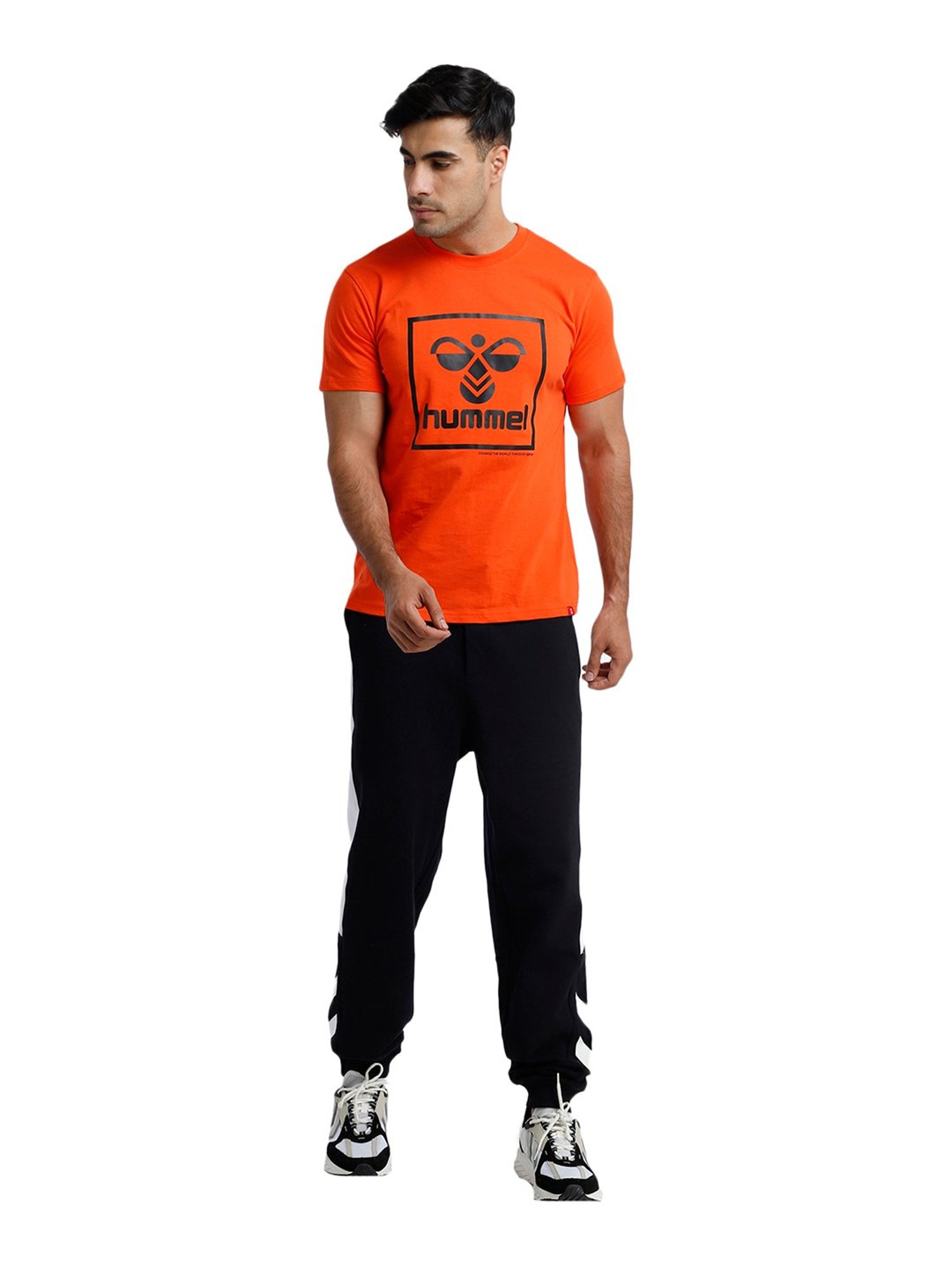 Hummel Orange Crew T-Shirt