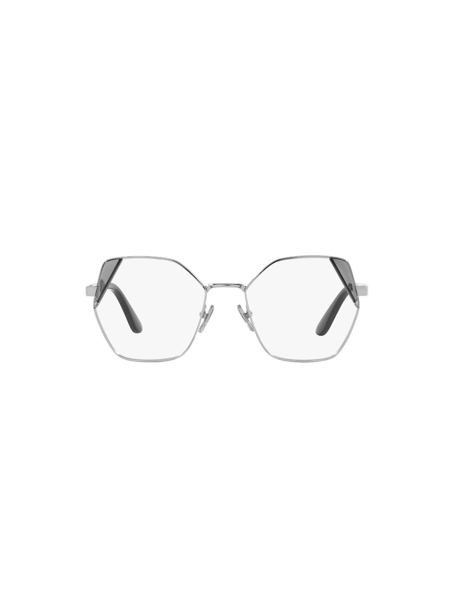 Vogue Eyewear Silver Irregular Eye Frames for Women