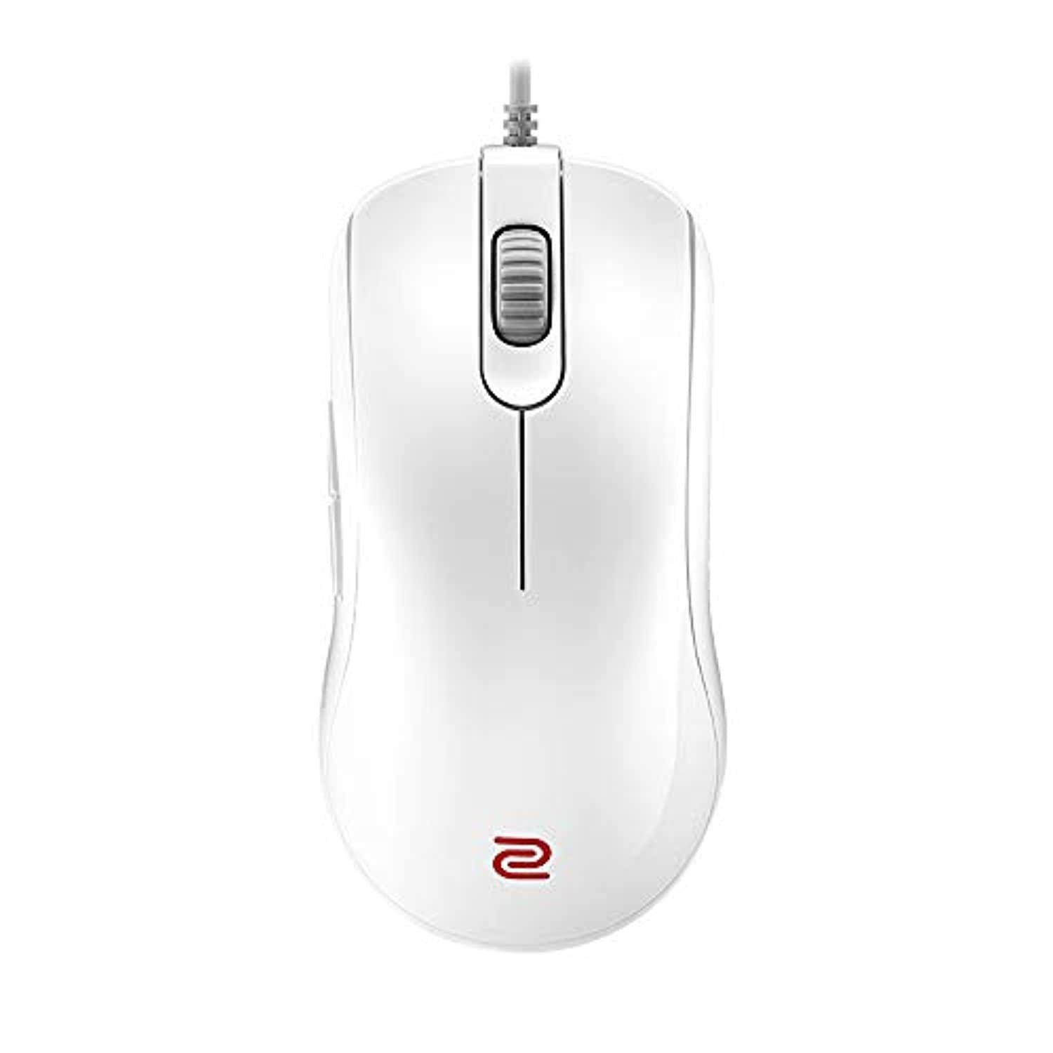 benq zowie fk1-b symmetrical gaming mouse for esports white edition | professional grade performance | driverless | glossy coating | large size