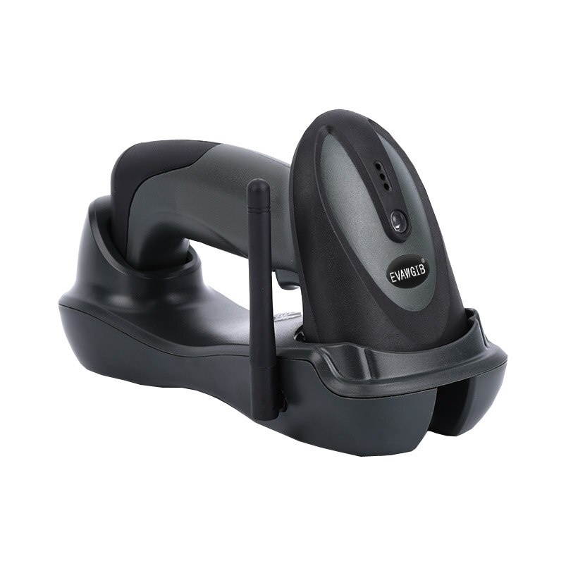 Wireless Barcode Scanner 1D CCD 500m Transmission Distance Handheld 433MHz Handheld Auto-scanning Wireless Barcode Reader