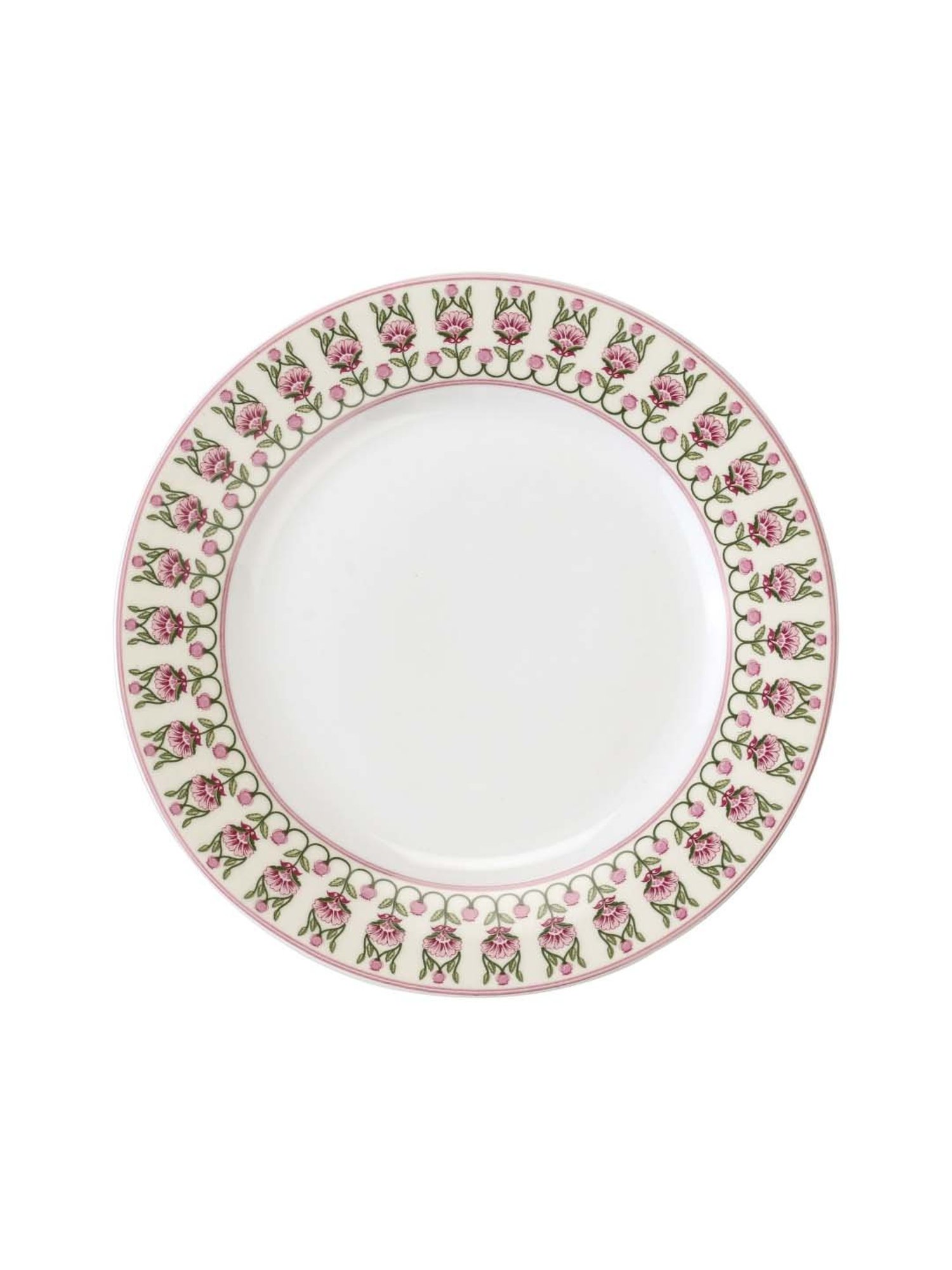 India Circus Multicolor Ceramic Dinner Plate - Set of 1
