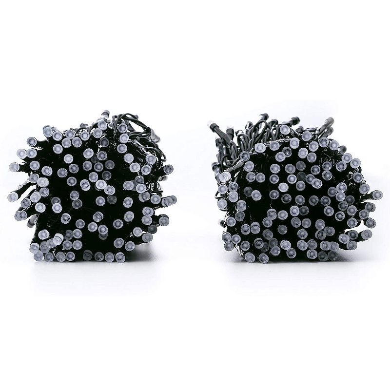 Twinkly 105 Feet 400 LED RGB Multicolor Bluetooth Enabled Decorative String Lights Bundle with USB-Powered Light Effects Music Player Dongle