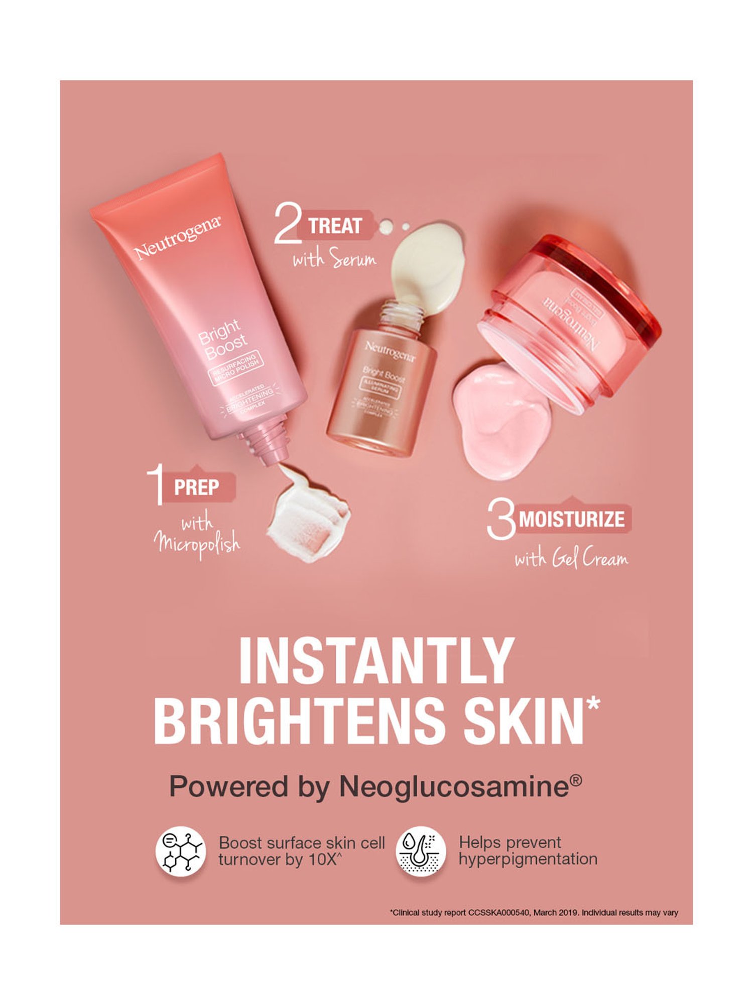 Neutrogena Bright Boost Gel Cream - 15 gm