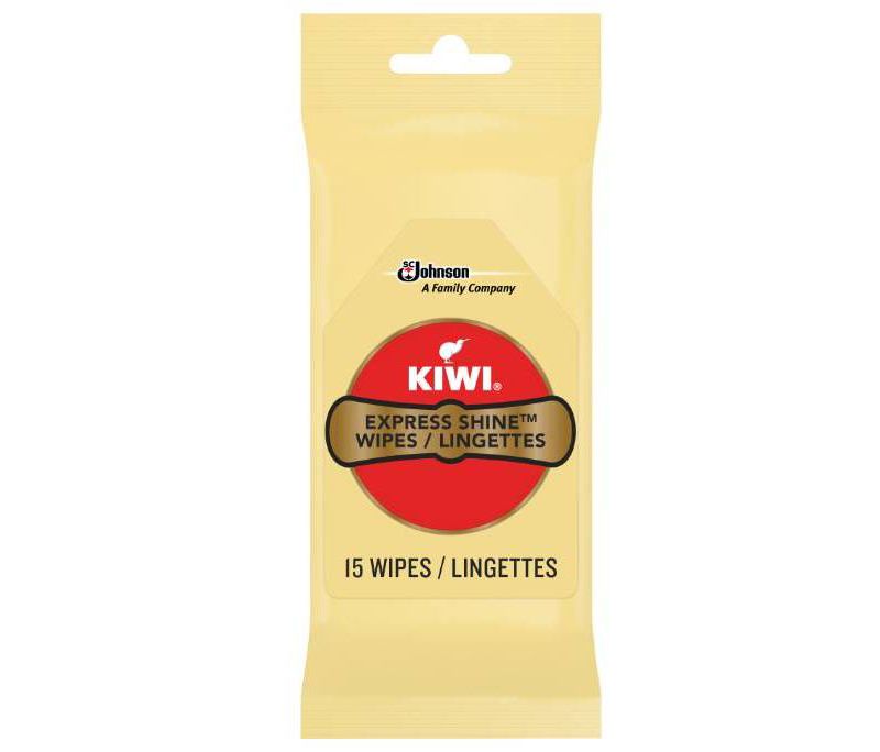 KIWI Express Clean and Shine Wipes 15ct