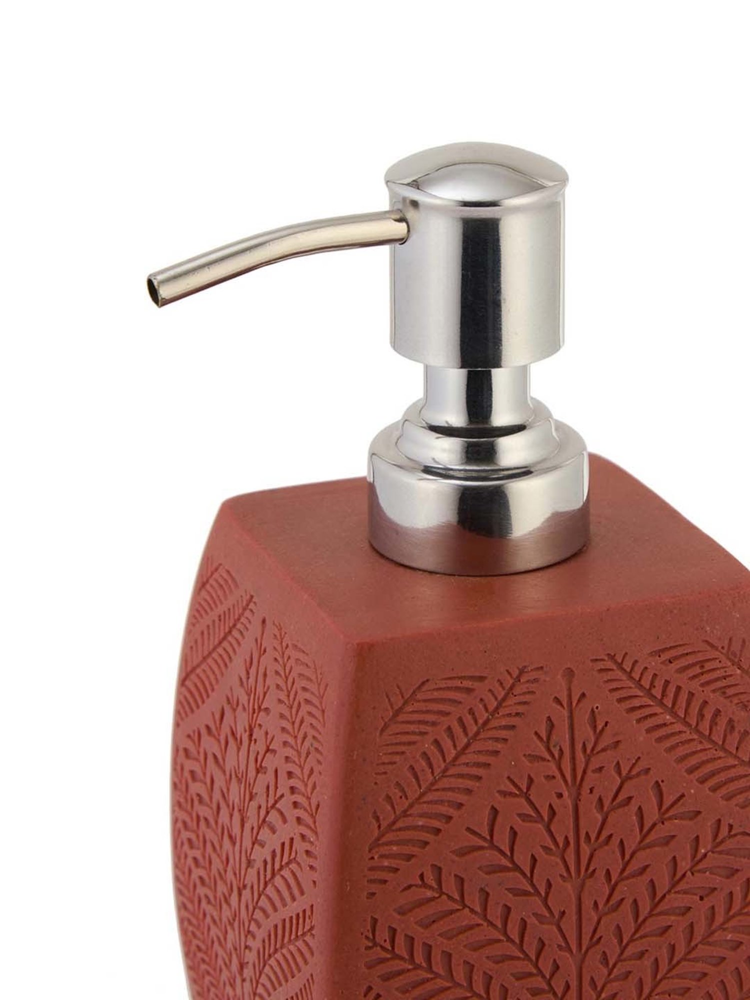 Fabindia Home Parni Red Stone 3Pcs Bath Accessories Set