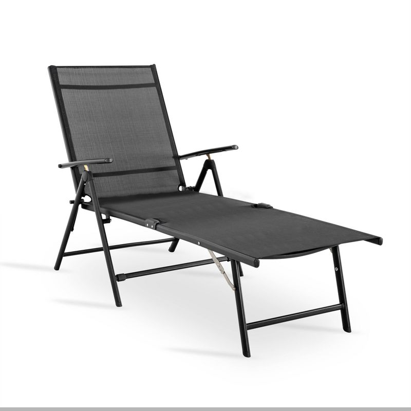 Textilene Single Patio Chaise - NUU GARDEN