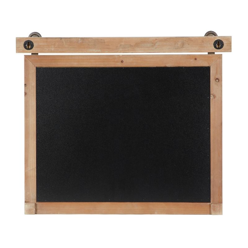 17" x 21" Farmhouse Wood and Metal Wall Chalkboard - Olivia & May