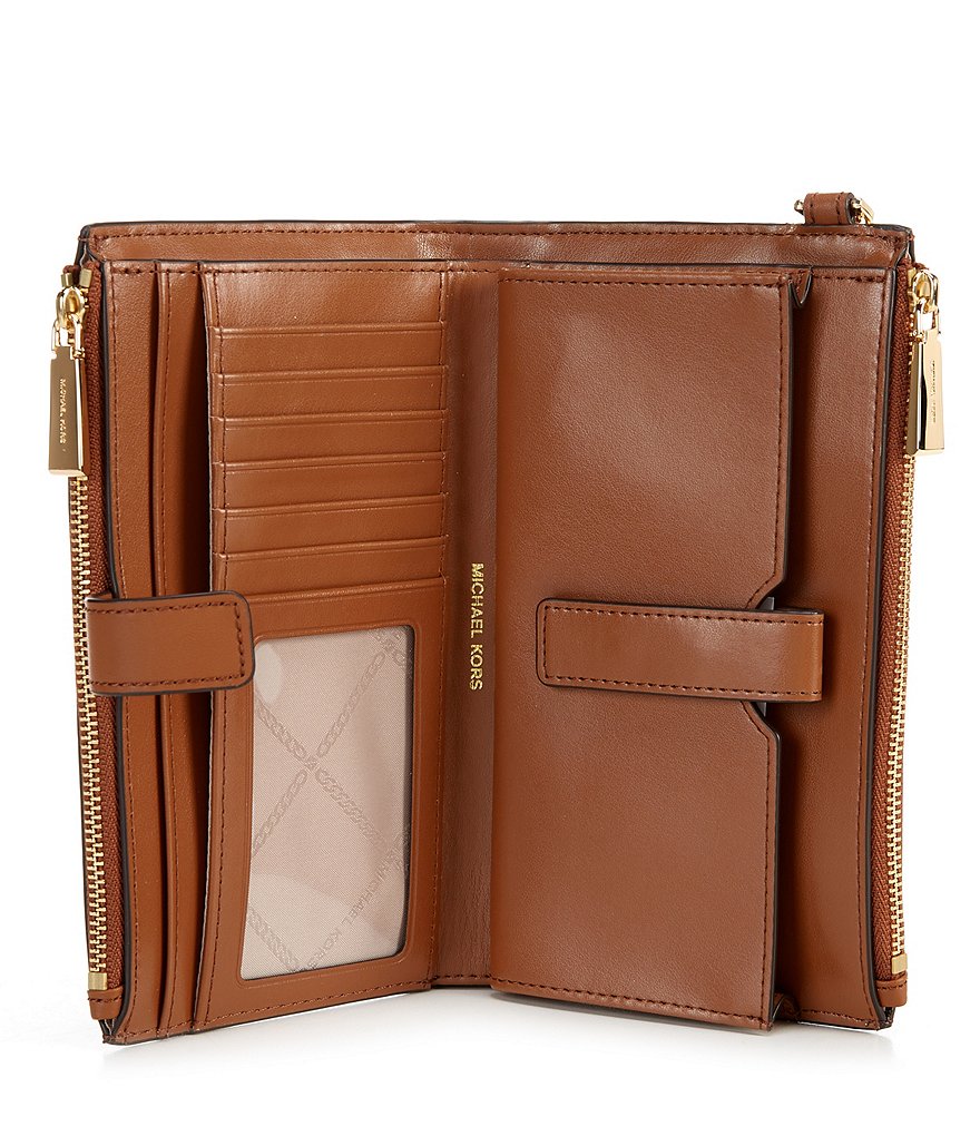 Michael Kors Signature Jet Set Double Zip Wristlet