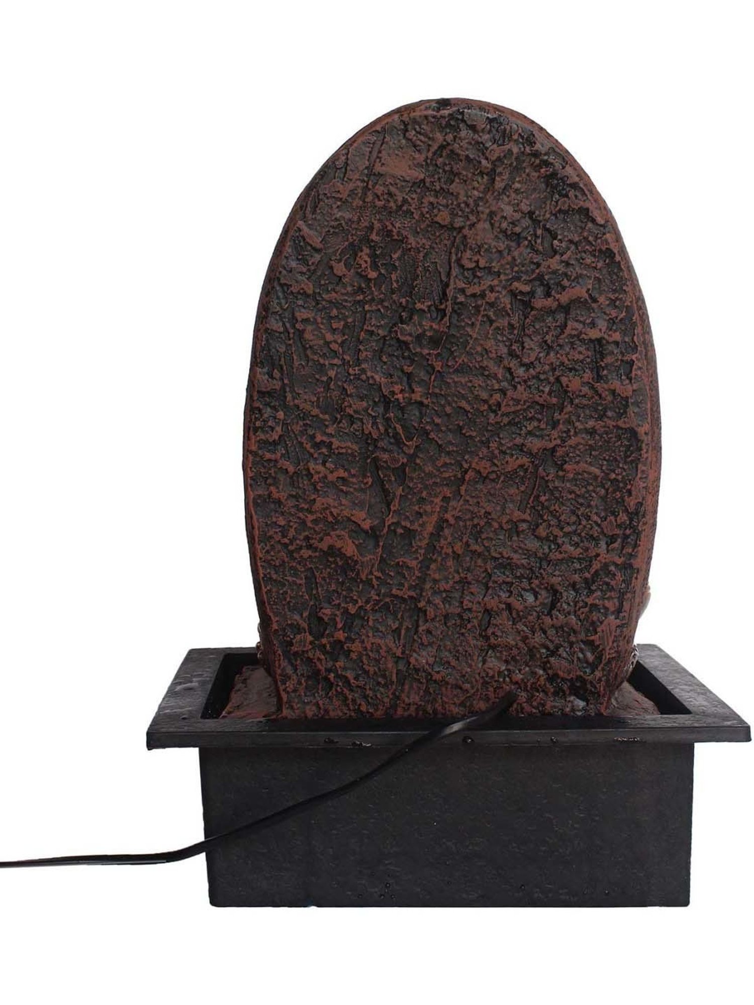 CHRONIKLE Golden & Brown Polyresin Ganesha Idol 4 Steps Waterfall Fountain