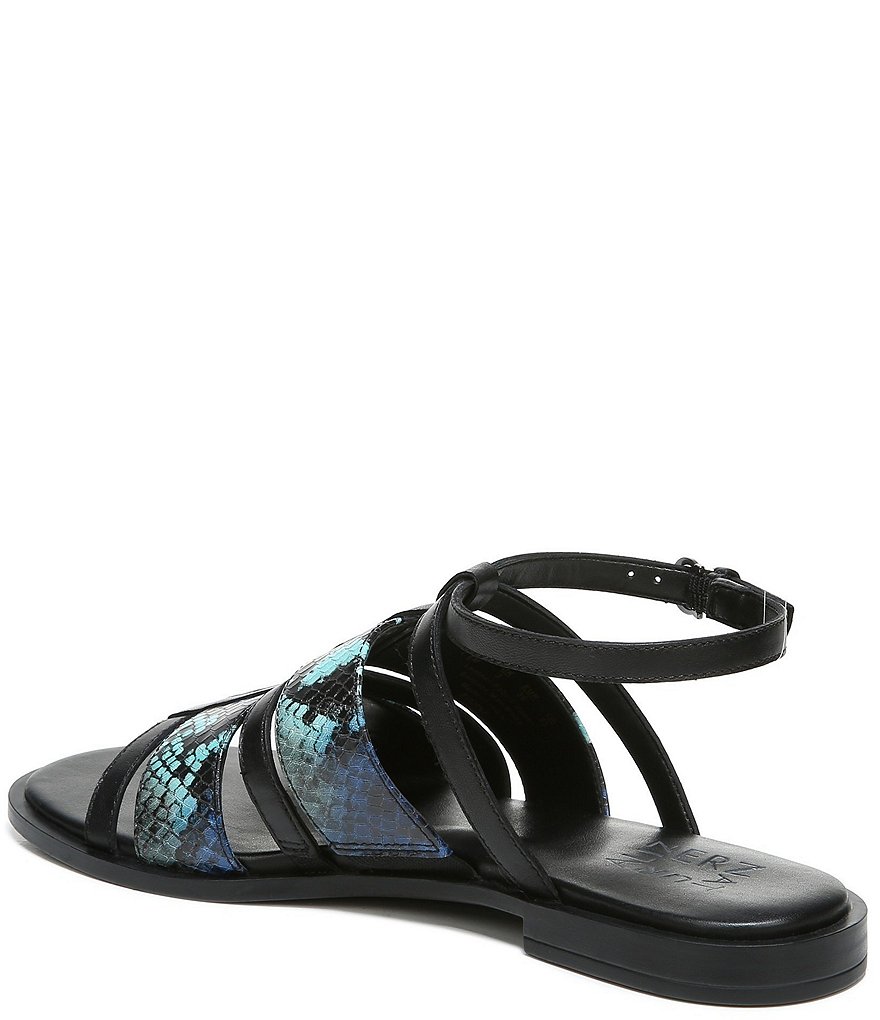 Naturalizer Fianna Snake Print Leather Sandals