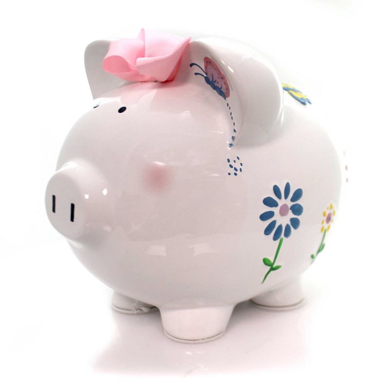 Bank 8.0" Flutterflies Bank Save Money Gift  -  Decorative Banks