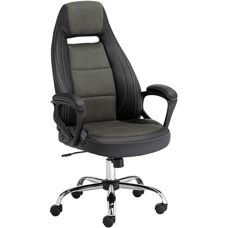 Mesh Sled Base Side Reception Chair with Flip Up Arms Black - Riverstone Furniture