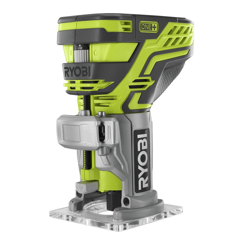 Ryobi ZRP601 18-Volt ONE Plus Cordless Fixed Base Trim Router (Tool Only) with Tool Free Depth Adjustment