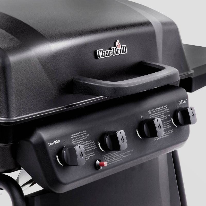 Char-Broil Classic 4-Burner 32,000 BTU Gas Grill 463874717 - Black