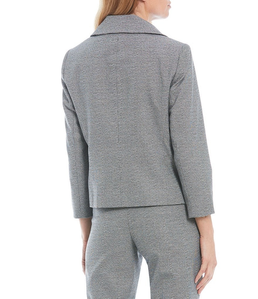 Tahari ASL Crepe Pearl Neckline Jacket 2-Piece Dress Suit