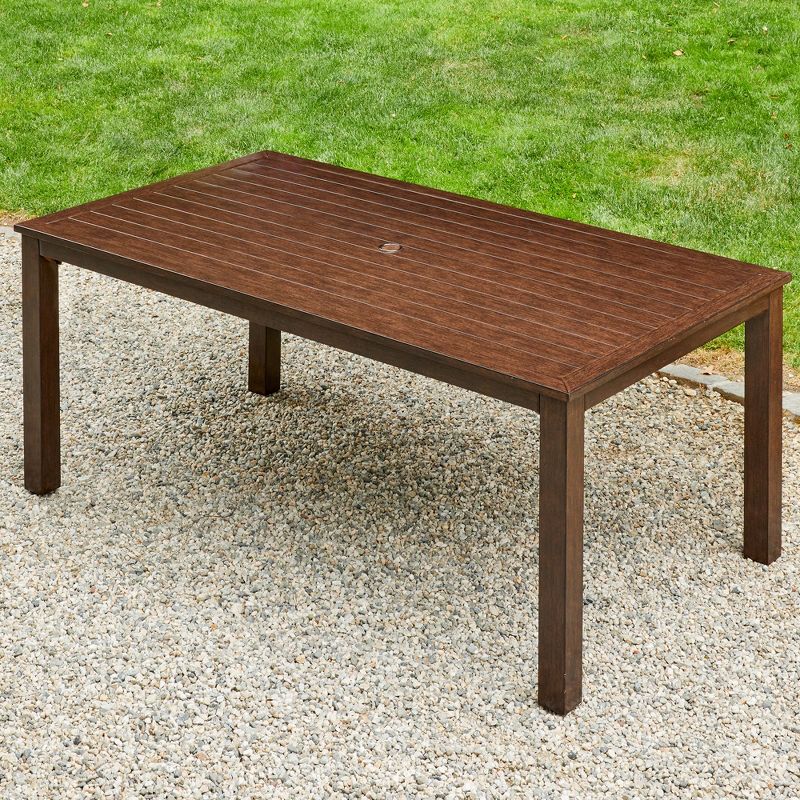 7pc Bridgeport Dining Set Tan - Royal Garden