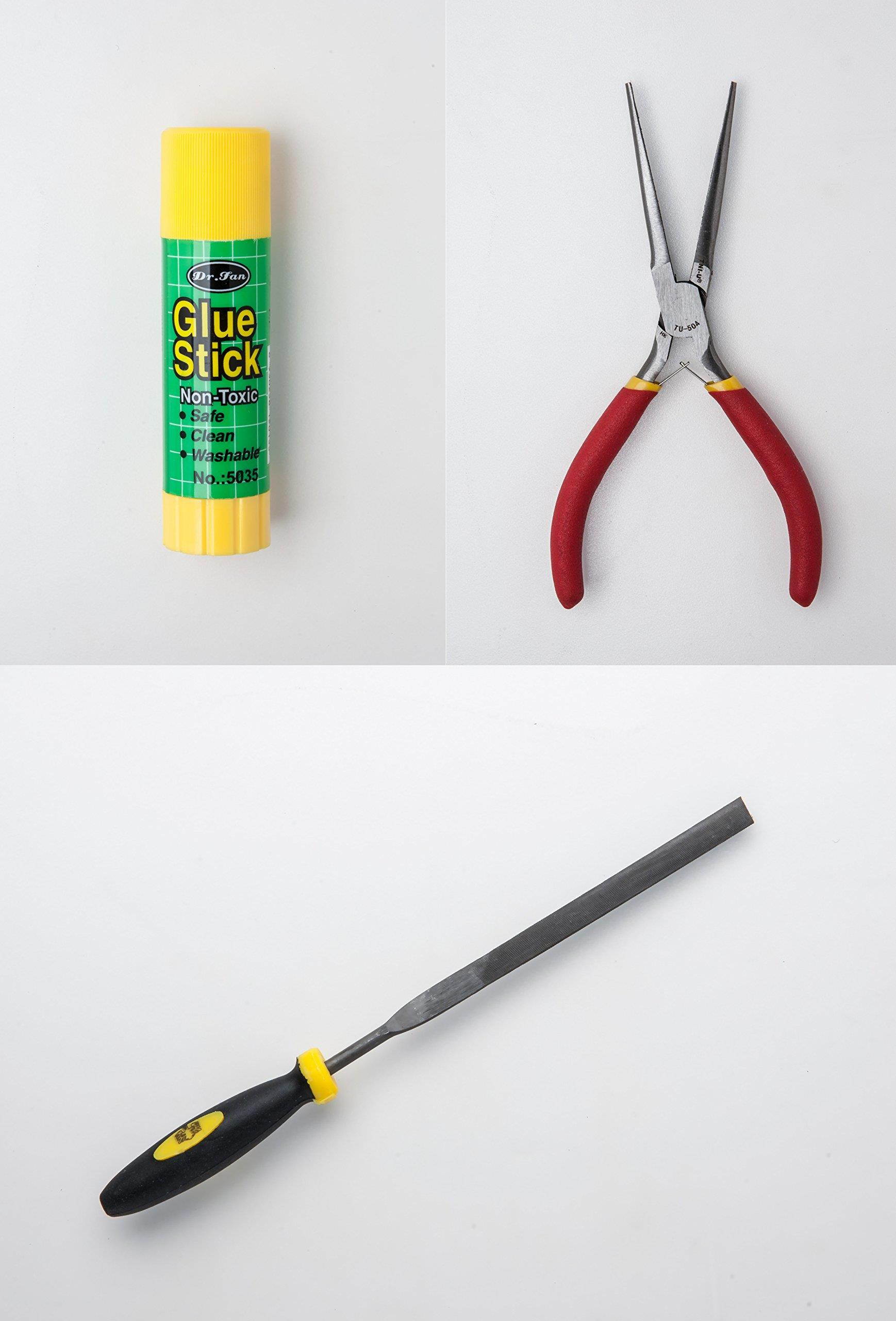 AMX3d 25 Piece 3D Printer Tool Kit - All The 3D Printing Tools Needed to Clean & Finish 3D Prints - Print Like a Pro