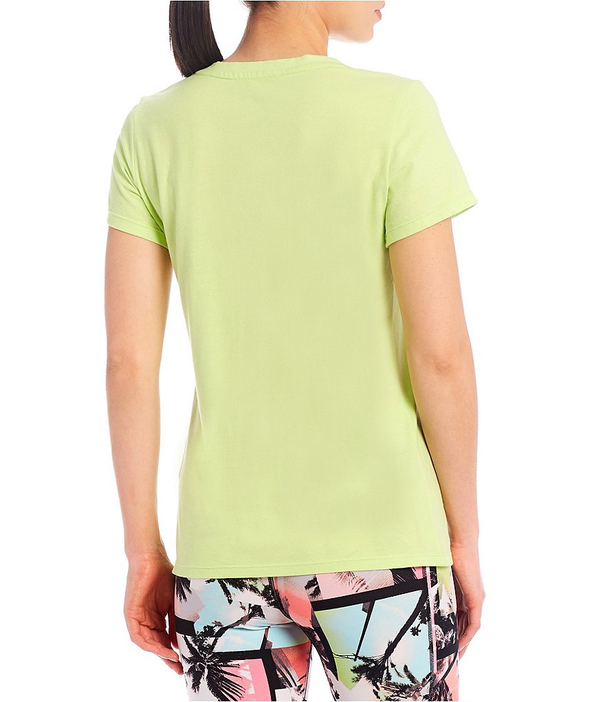 Calvin Klein Performance Logo Patch Short Sleeve V-Neck Tee