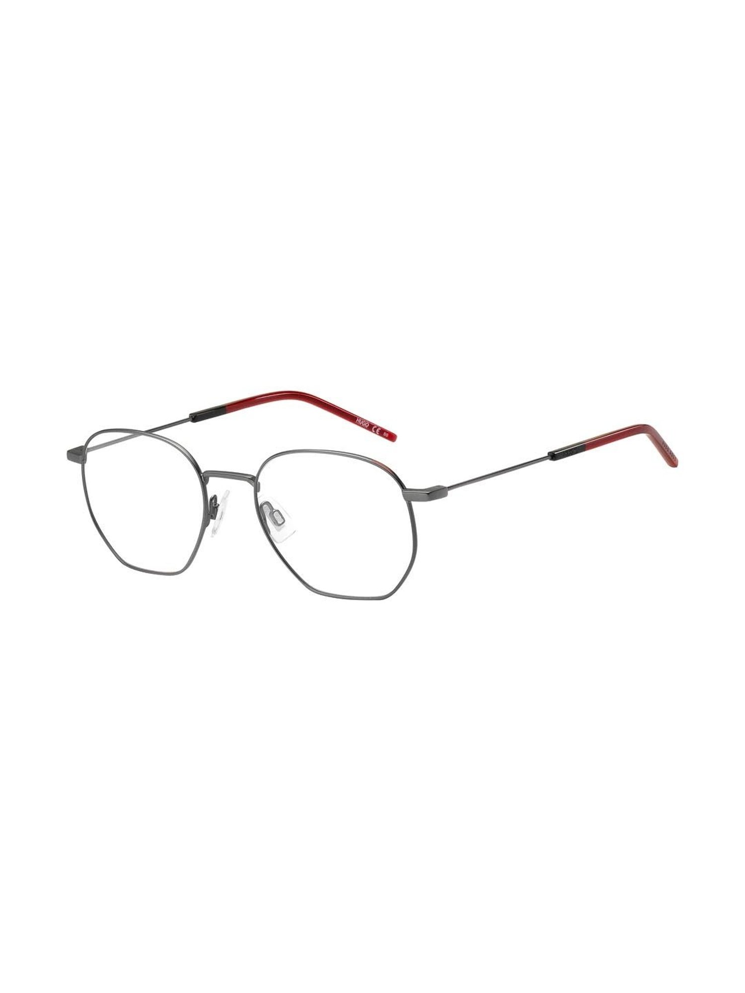 HUGO Grey Geometric Eye Frames for Men