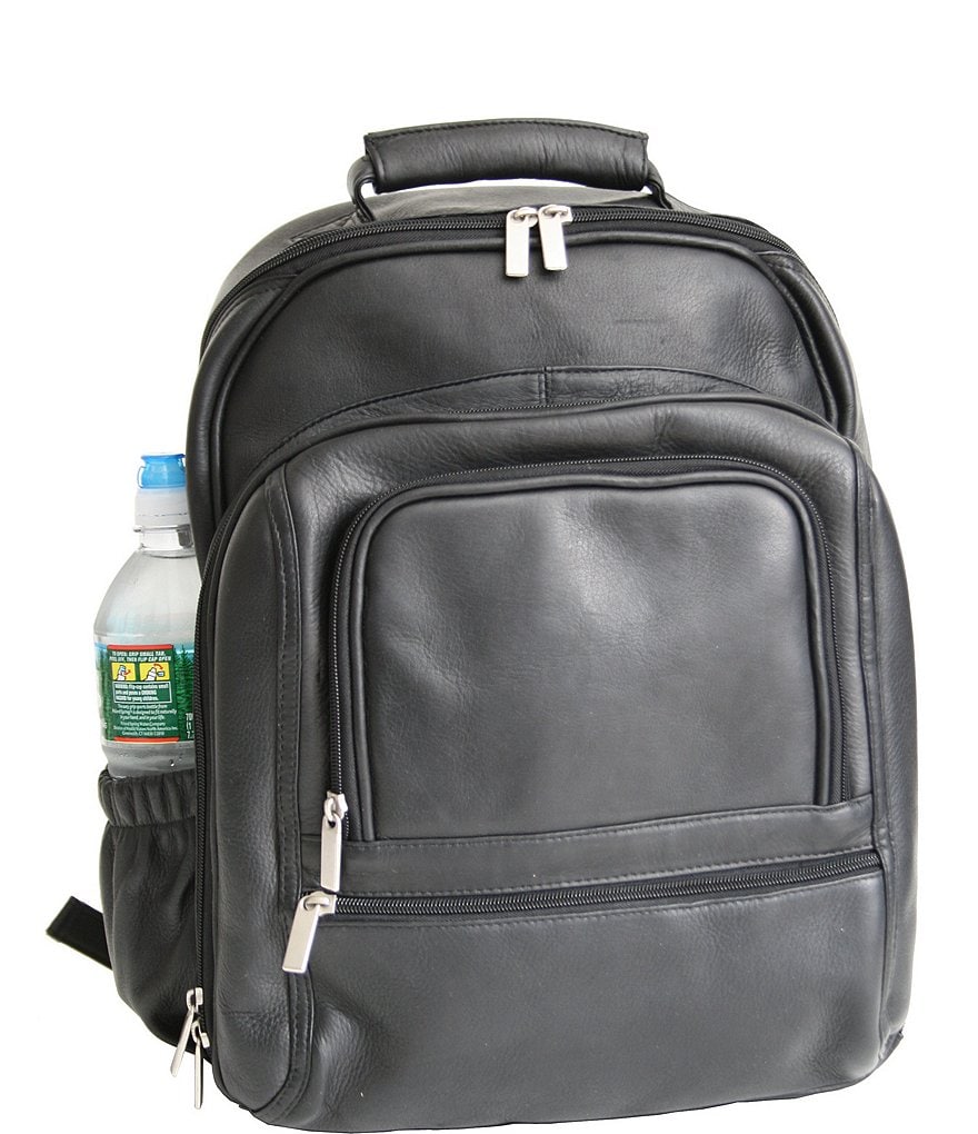 ROYCE New York Leather Deluxe Laptop Backpack