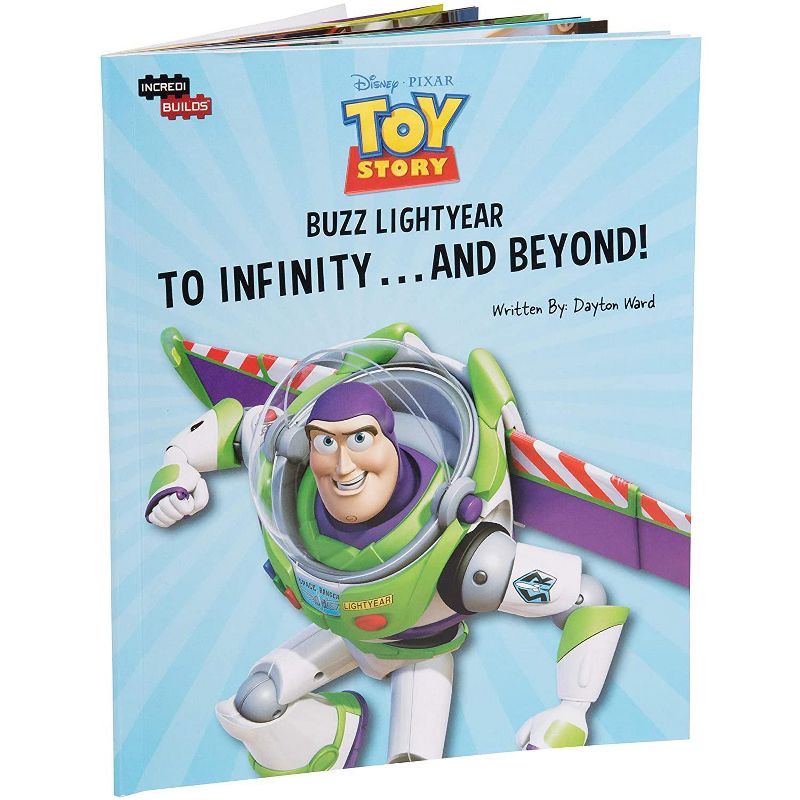 Incredibuilds Disney Toy Story Buzz Lightyear Book & Wood Model Figure Kit